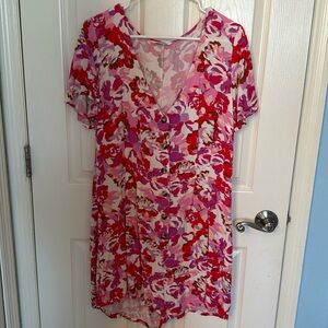 Steve Madden Floral Button Romper